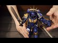 Unboxing: Bandai's Warhammer 40K Ultramarines Primaris Captain in Gravis Armour