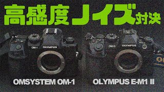 【OM-1 vs E-M1 Mark II】高感度ノイズ対決・OMSYSTEM OM-1は高感度性能が確実にアップしてます！！！