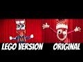 The Amazing Digital Circus Lego version vs Original (TADC intro)