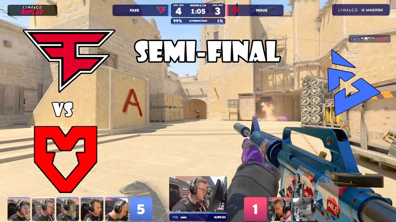 SEMI-FINAL! FaZe Vs MOUZ - HIGHLIGHTS - BLAST PREMIER WORLD FINAL LAST ...