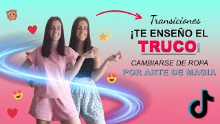 5 Transiciones CAMBIO DE ROPA en TikTok  ❤️‍🔥 ¡FÁCIL! 🤭