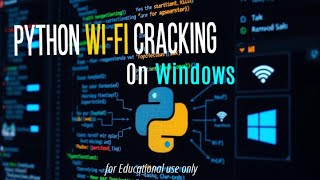 Python Wi-Fi Cracking Script with pywifi on windows | Cybersecurity Demo [Educational Only]