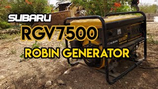 SUBARU RGV7500 ROBIN GENERATOR