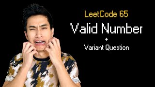 Valid Number || Leetcode 65 || 1 Variant Question Big Tech Actually Asks