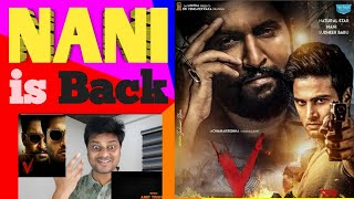 V movie Trailer | Nani, Sudheer Babu | V trailer reaction | V trailer review | nani 25 trailer hindi