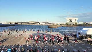 【4K】笑舞 関東支部（第九回 横浜よさこい祭り/象の鼻パーク開港の丘メイン会場）