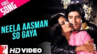 Neela Aasman So Gaya (Male) | Full Song | Silsila | Amitabh Bachchan | Rekha | Shiv-Hari