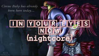 Nightcore - In Your Eyes Now Lyrics