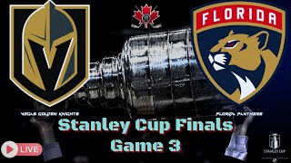 Stanley Cup Showdown: Vegas Golden Knights Take on Florida Panthers in Thrilling Game 3!