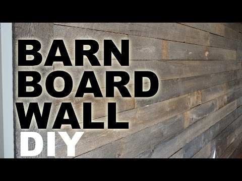 DIY Barn Board Feature Wall Tutorial DIY Barn Board Feature Wall Tutorial