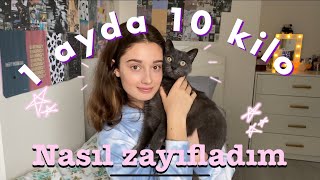 1 AYDA NASIL 10 KİLO VERDİM || KESİN ÇÖZÜM 💯