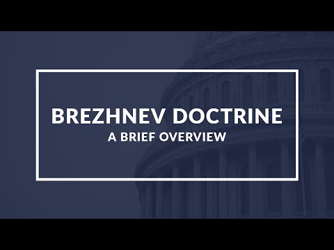 Who was affected by the Brezhnev Doctrine?
