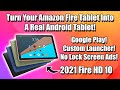 Easily Turn Your Fire Tablet Into A Real Android Tablet! HD10 HD7 HD8
