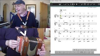 Not For Joe - Free DG Melodeon Video Lesson - Split Screen!!!