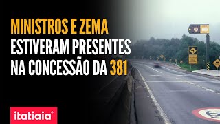 CONCESSIONÁRIA ASSUME OBRAS NO TRECHO DA BR-381