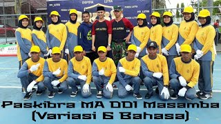 Paskibra MA DDI Masamba||Variasi 6 Bahasa : Indonesia, Arab, Luwu, Inggris, Jerman dan Korea