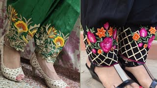 20 Salwar poncha  embroidery design  💕💞 #punjabisuits
