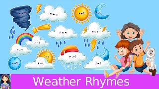 Weather Song for kids | "Sun, Rain, Wind, and Snow"| Nursery Rhymes & Kids Songs | Rhymes Playground