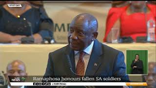 SONA 2025 | Ramaphosa honours SA's fallen soldiers