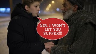 Barron Trump Gives His Jacket to a Freezing Stranger, What Happens Next Is Unbelievable