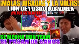 MALAS JUGADAS Y LA VOLTIS! MACARIUS ASAO SE MECHA CON TEAM. LION BOOSTER DE 1 D3DO LOS VUELA DOTA 2