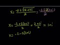 a complex quadratic equation complex numbers