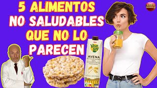 🆘 5 ALIMENTOS NO SALUDABLES QUE TE ENGAÑAN A SIMPLE VISTA 🆘