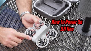 How to Power On DJI Neo / How to Power Off DJI Neo