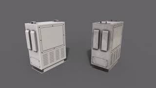 Electric Box White Ver 3 3D Model