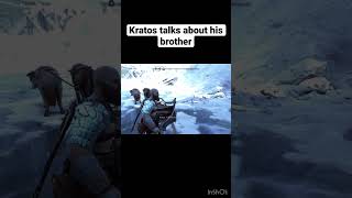 Kratos tells Atreus about his brother Deimos !
