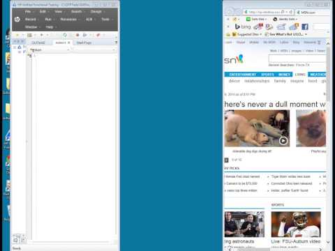 HP UFT Record and run HP UFT Record and run