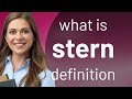 Stern | meaning of STERN