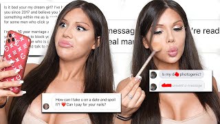 Reading My DMs From Married Men While Doing My Makeup