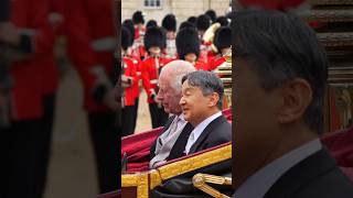 #KingCharles and Emperor of Japan lead a carriage procession to Buckingham Palace #shorts