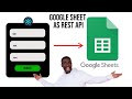 How to Send Form Data To Google Sheet In React Website | Google Sheet As Your Rest API in React App