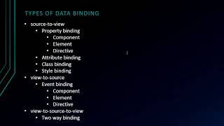 Lesson 11: Angular - Source To View Data Binding