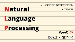 Natural language processing. Week 04. Part III. Using Scikit-learn