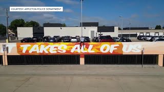 Appleton muralist works with police to strengthen community bond through art