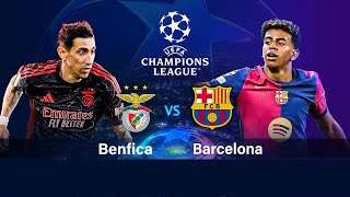 Barcelona vs Benfica | Epic Champions League Showdown 2025 Highlights Today