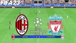 FIFA 23 | AC Milan vs Liverpool - UCL UEFA Champions League - PS5 Full Match & Gameplay