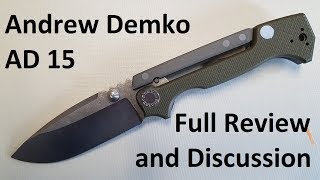 Andrew Demko AD15 Full Review and Discussion