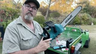 DUC302 cordless Makita chainsaw 300mm (12”) 36v (18v x 2) @glenchippy