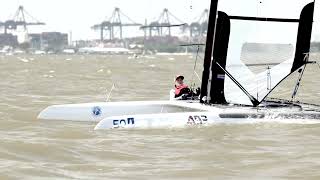 Extreme Sailing Foiling A Cats on the Edge