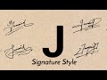 J Signature Style | Signature for J | Signature for Alphabet J | Signature for Nam Junaid