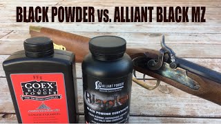 Black Powder vs. Alliant Black MZ