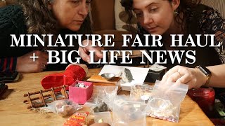 Dolls House Fair Miniature Haul + Some BIG Life News From Kate!