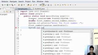 Java Programming Tutorials 7 (Building a Basic Calculator) - Halil İbrahim CANATAN HD