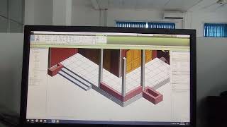 Revit - Vẽ nền, tam cấp,chỉnh thuộc tính, vẽ cây ✓ Buổi 9