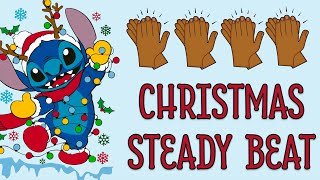Easy Christmas Steady Beat Play Along | Lilo & Stitch Musical Game 🏄🏽🎶🎄Mele Kalikimaka