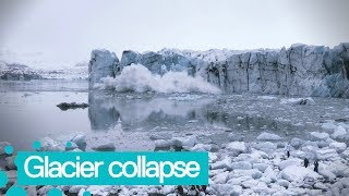Huge Glacier Collapses in Iceland Lagoon